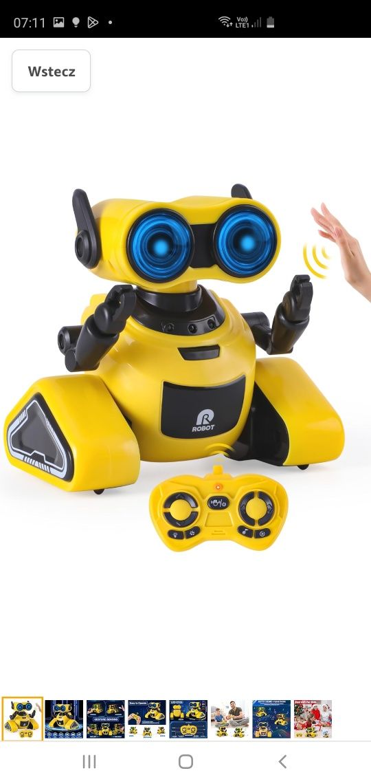 Inteligentny robot sterowany gestami dla dzieci
