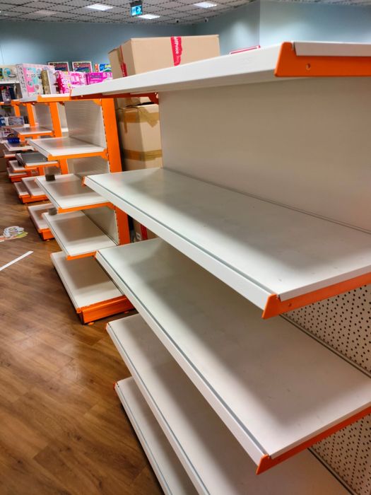 Regały sklepowe jednostronne i dwustronne Gondole Okazja FV