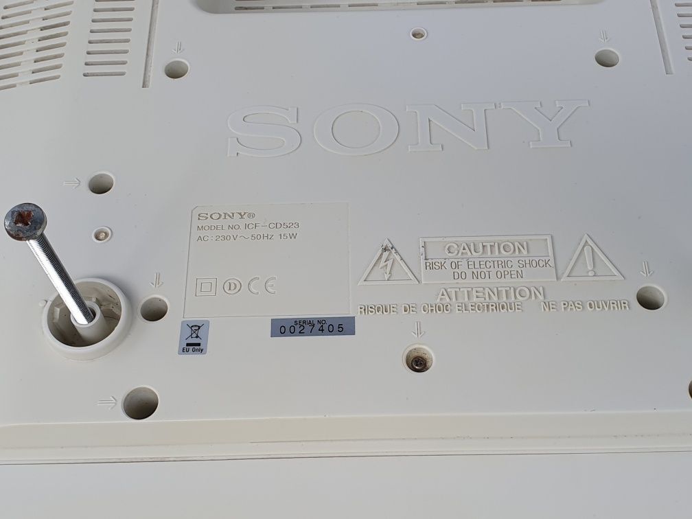 Sony icf-cd523 radio podwieszane z CD vintage 1985