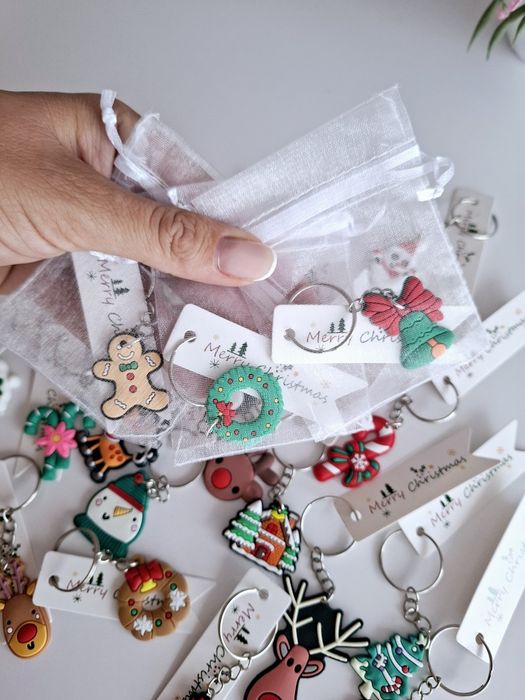 2 breloki świateczne