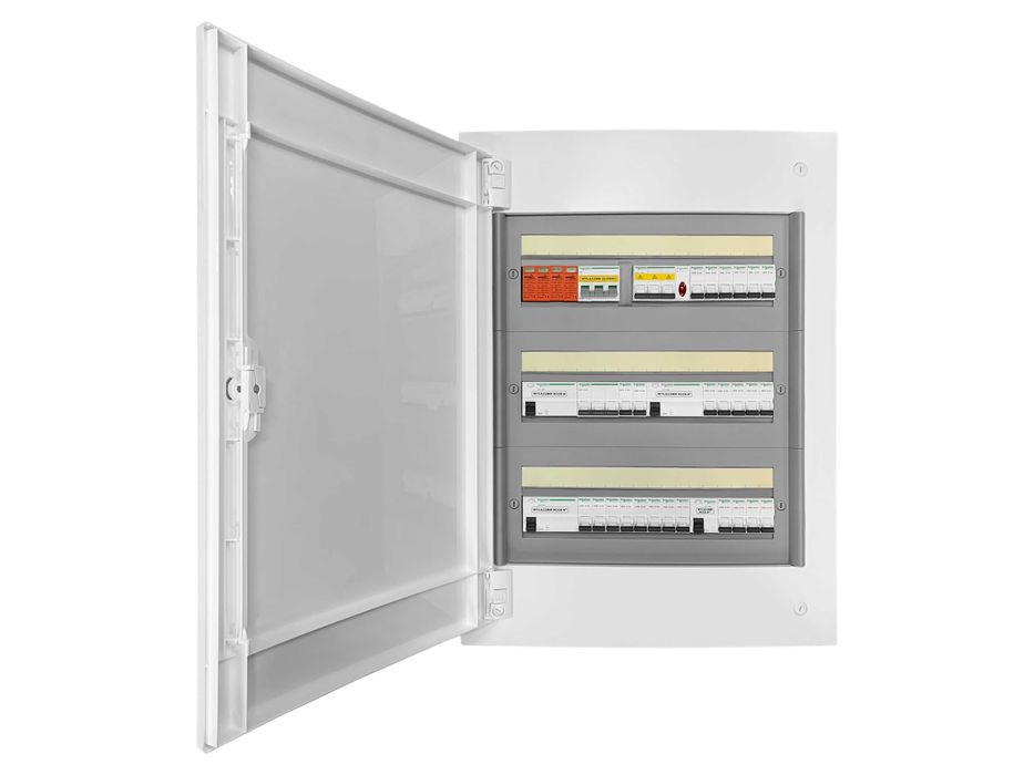 Rozdzielnica modułowa podtynkowa, gotowa 54 moduły Schneider Electric