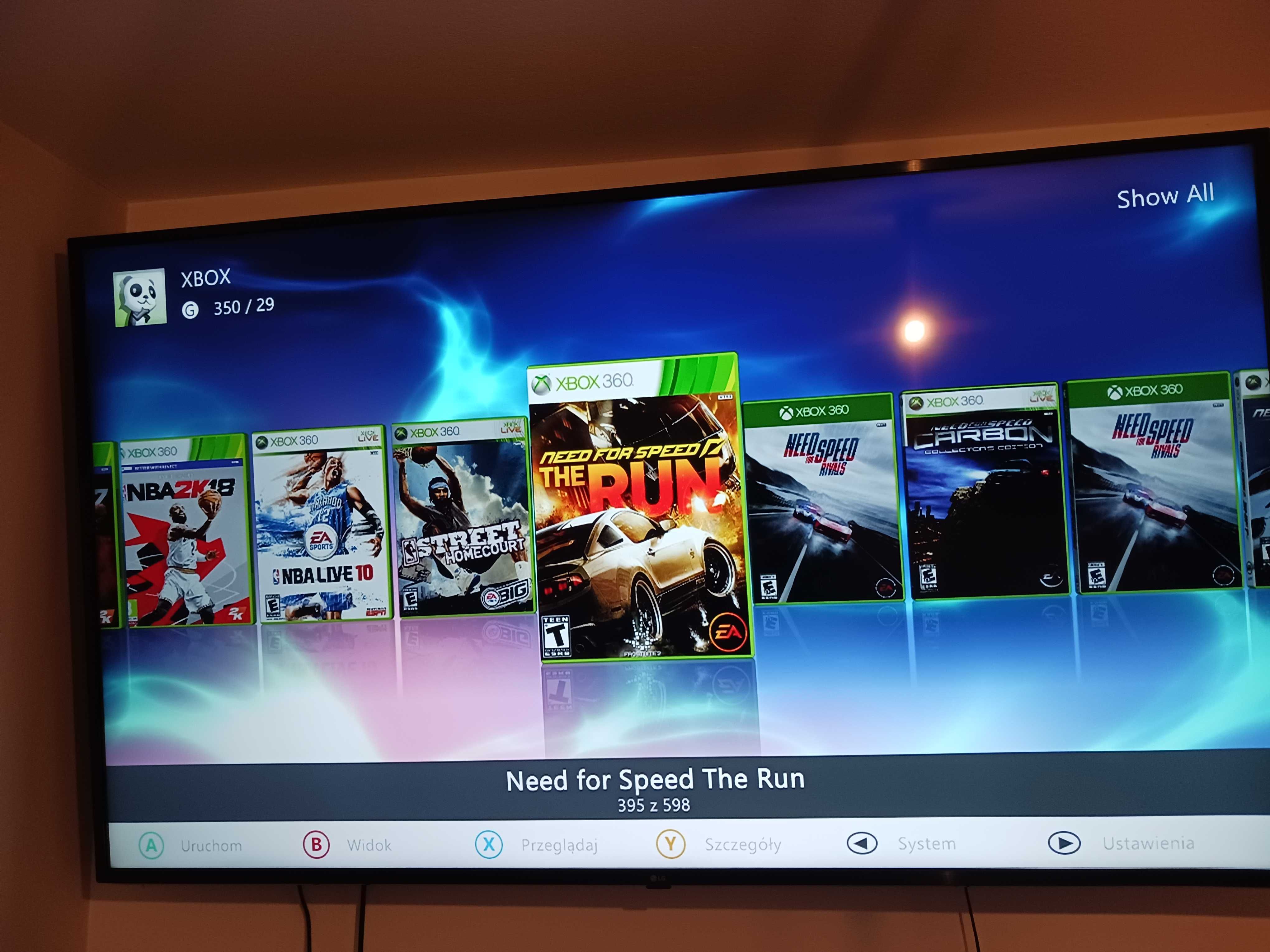 Xbox 360 rgh 3.0 pad, kierownica, kinect, 750gb