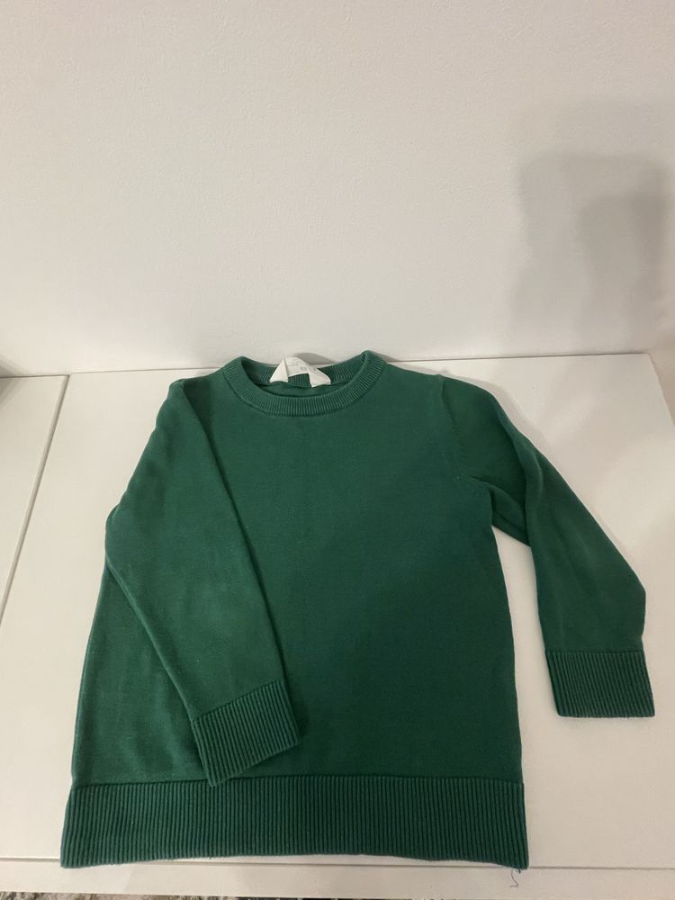 Sweterek zielony dla dziecka. Marki H&M