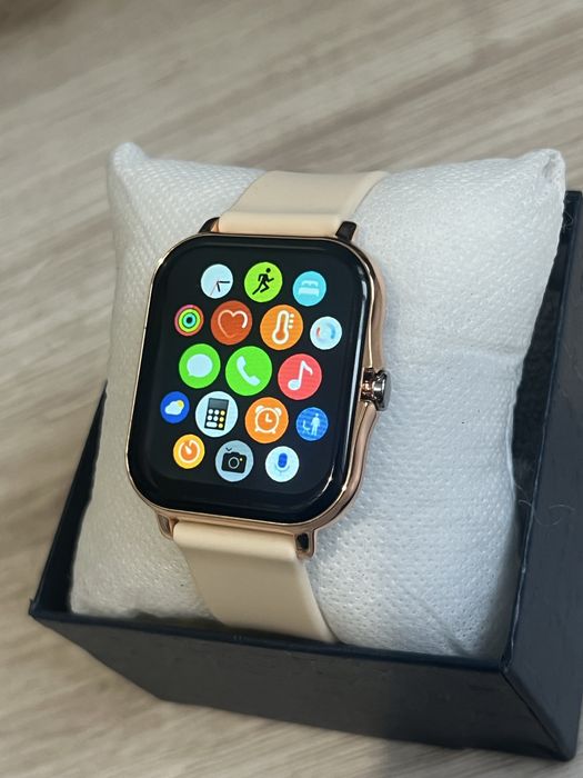 Stylowy smartwatch dla kobiet – rozmów,fitness, sen, puls, SMS