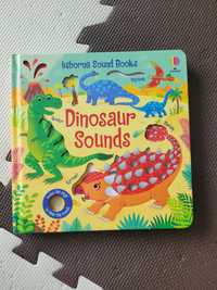 Książeczka dźwiękowa angielski Usborne Sound Books: Dinosaur Sounds