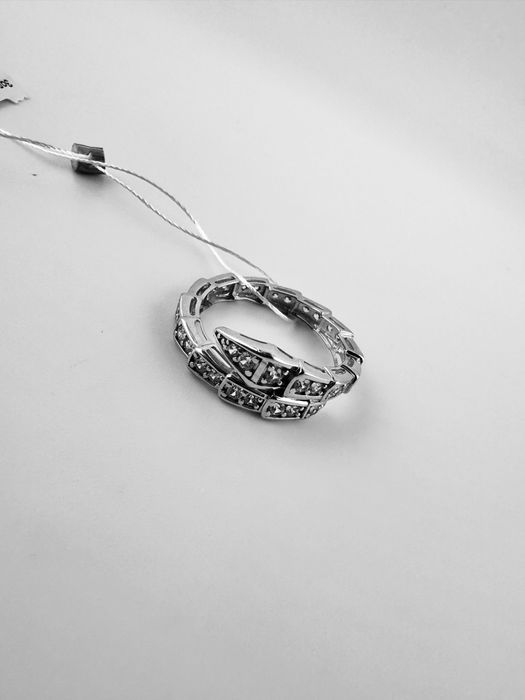 Золота каблучка біле золото кішка