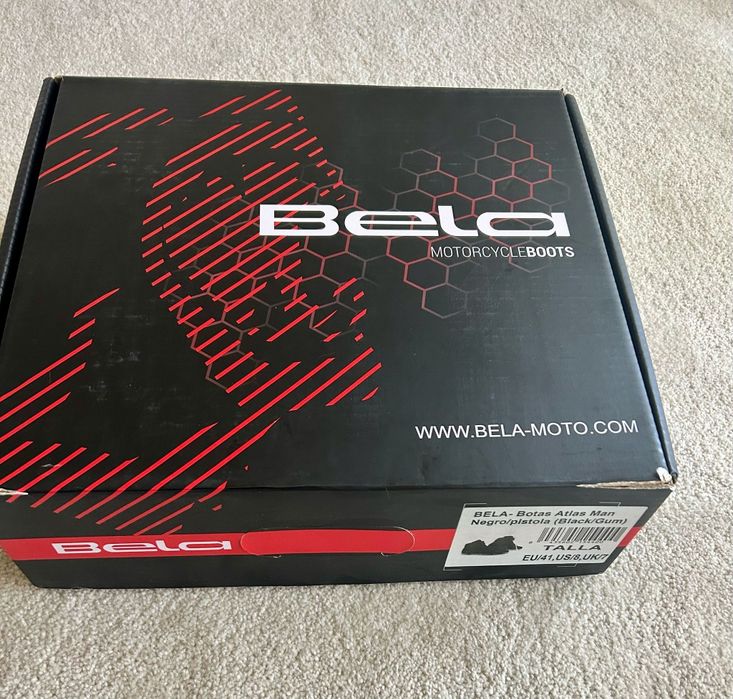 Botas de couro preto BELA, Atlas man