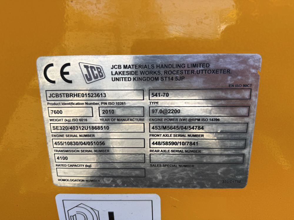 JCB 541-70 agri super 2010р
