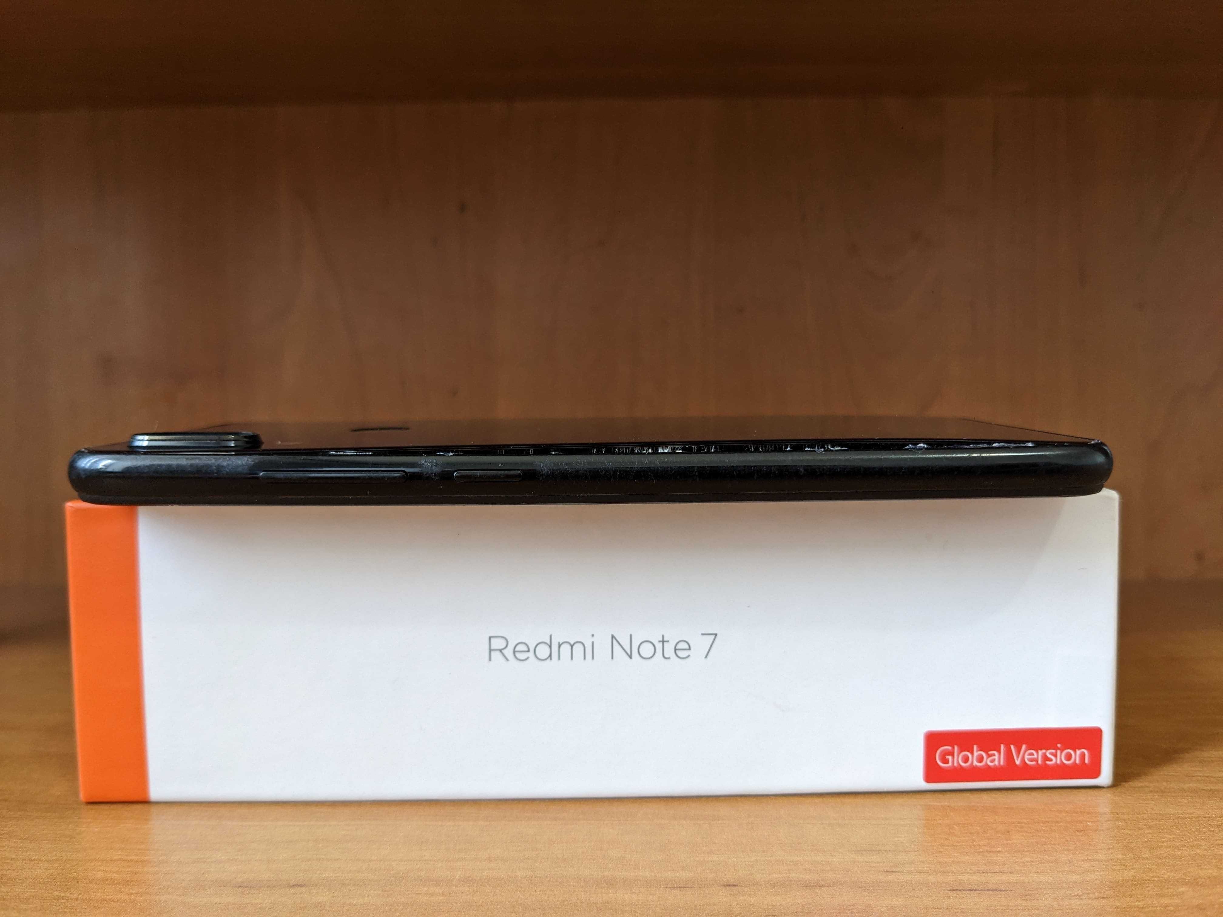 Смартфон Xiaomi Redmi Note 7 блочек,кабель,2чехла,коробка,инс. и талон