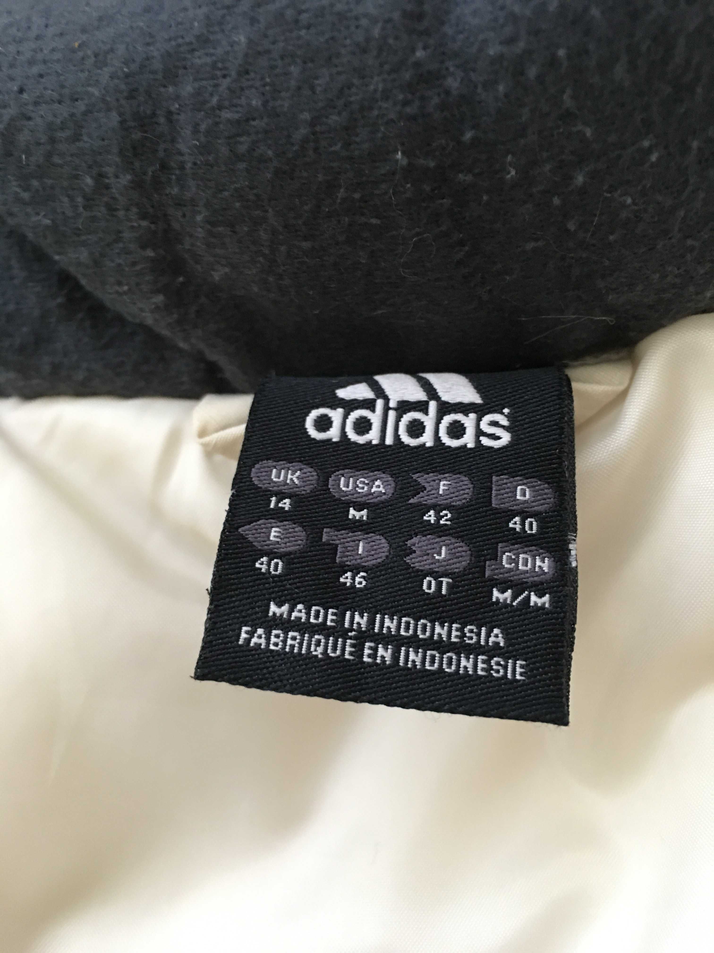 Beżowa kurtka zimowa adidas