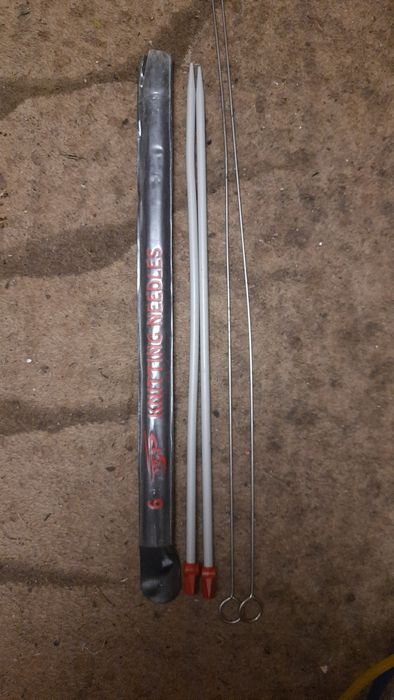 Нові в'язальні спиці 5 пар.