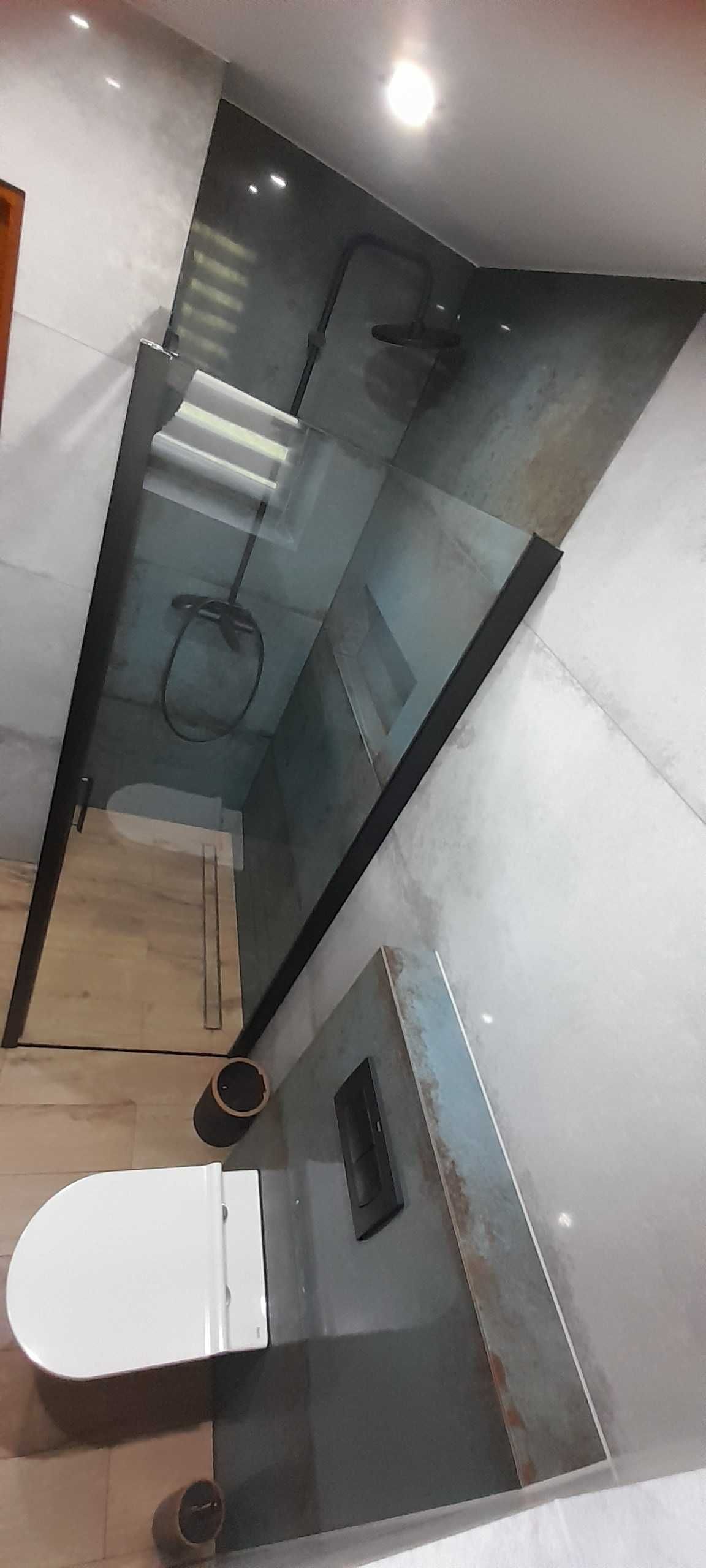 Układanie płytek kompleksowy remont łazienki  szpachlowanie malowanie