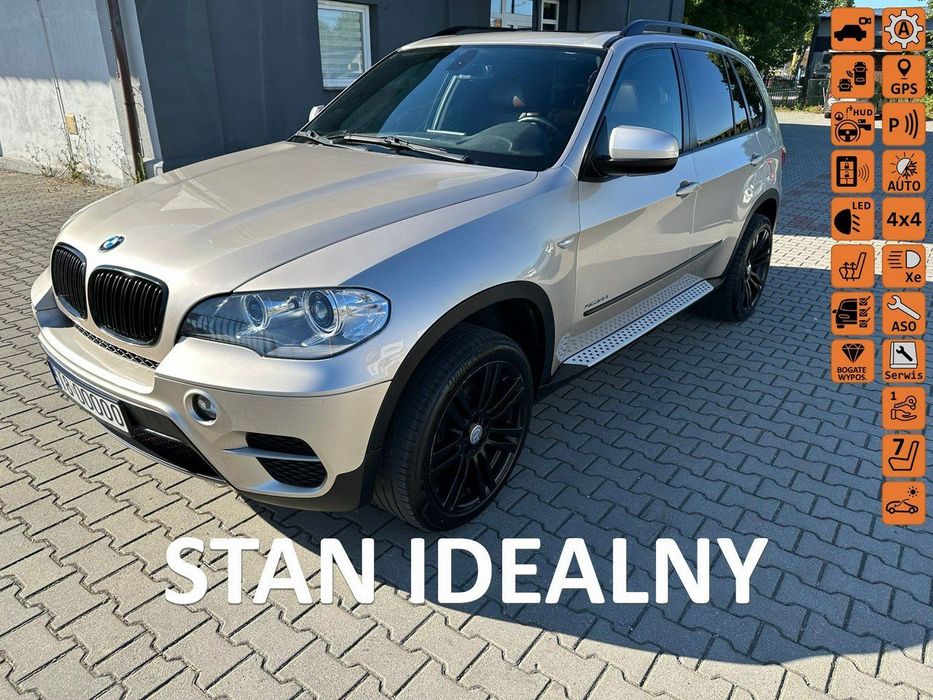 BMW X5 3.0B xd40i, 306KM, DVD, FULL OPCJA, Skóra, Alu 20", Panorama