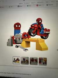 Lego Duplo 10607 spiderman warsztat motor i extra