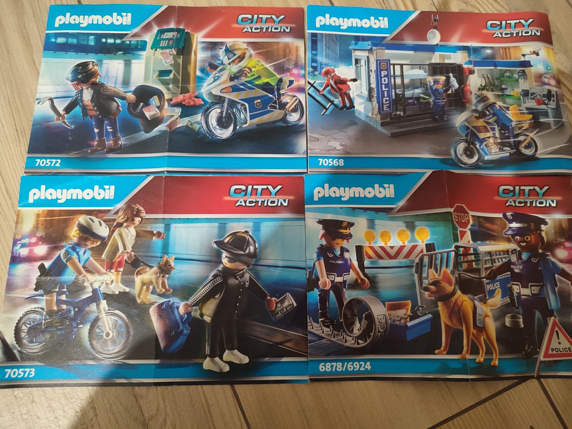 Zestaw Playmobil Policja 4 zestawy