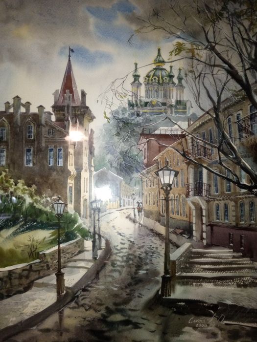 Картина Слота К. Д. Акварель