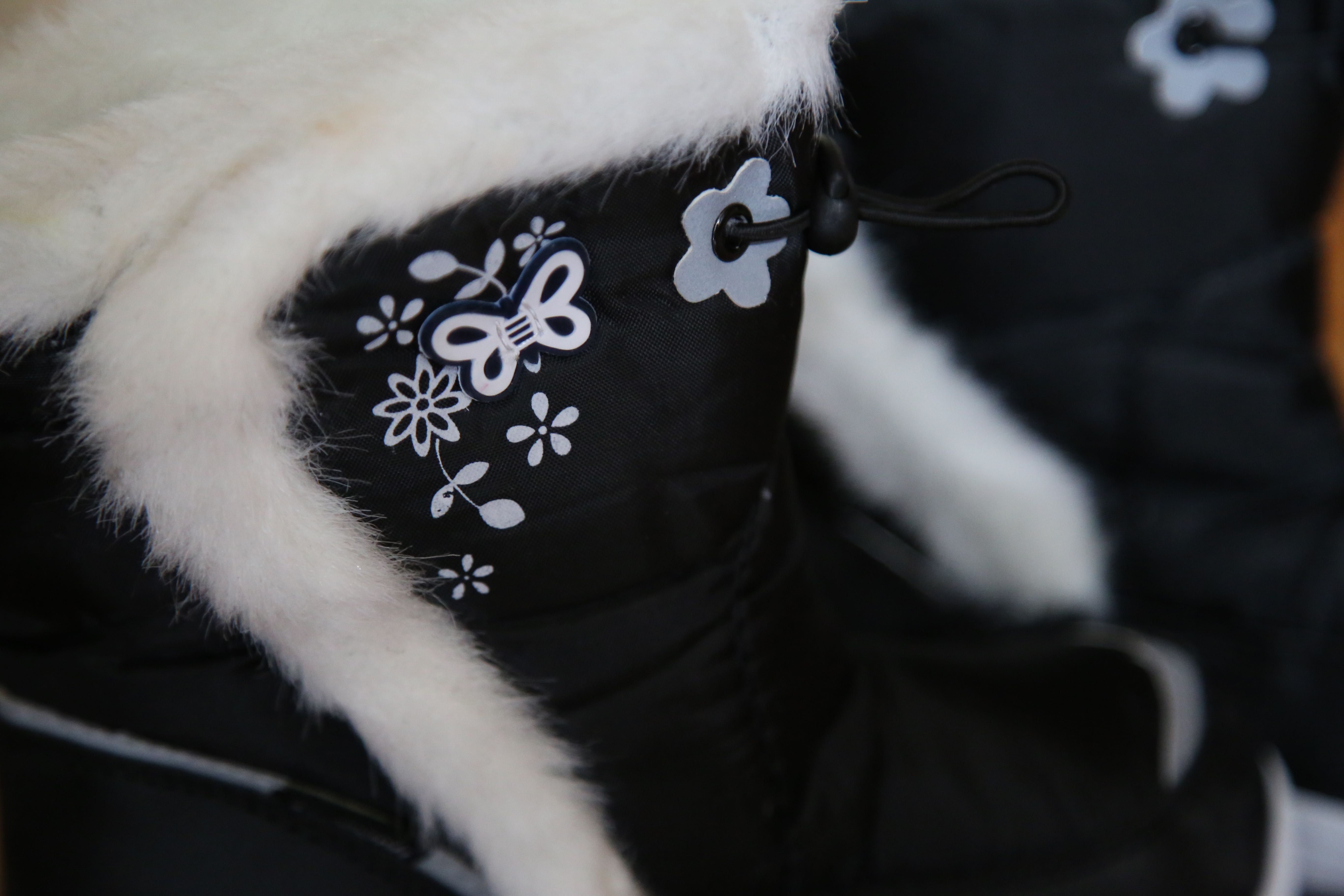 Śniegowce dziecięce buty zimowe ocieplane na rzepy r 28-35