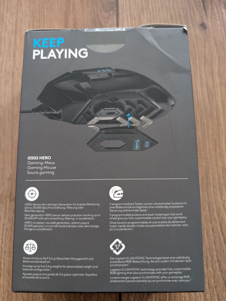 Mysz LOGITECH G502 Hero 25600dpi