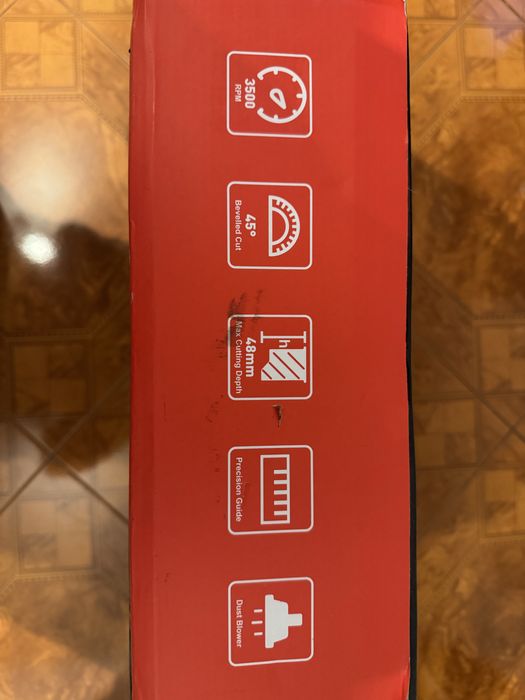 Mini serra circular eletrica 750W 3500RPM - USADA EM MUITO BOM ESTADO