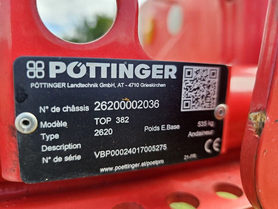 Pottinger Top 382 Zgrabiarka