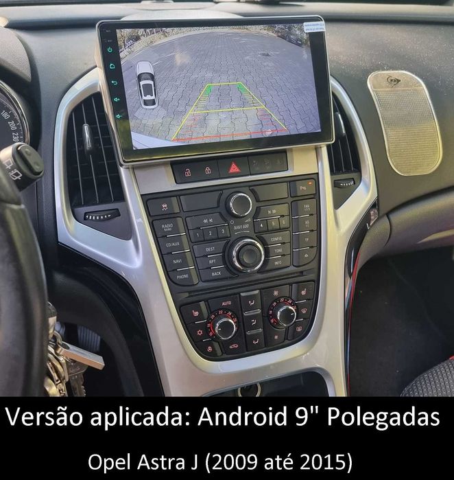 Rádio 2DIN 9" [4+32GB] • Opel Astra J • K (2008 a 2019) • Android GPS