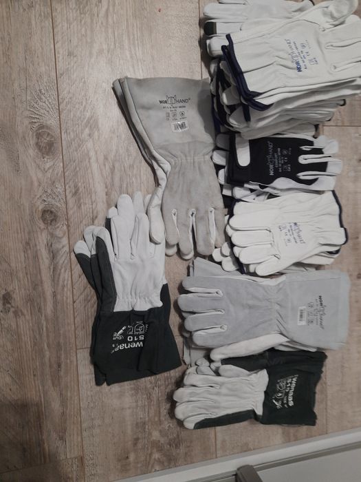 Rękawice spawalnicze,monterskie.