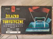 Stare żelazko turystyczne z termoregulatorem PRL