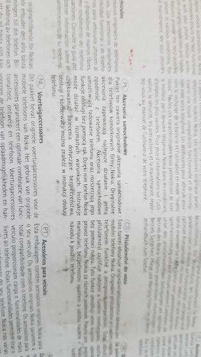 Zestaw głośnomówiący do Nokia 3210 Cark 122 Car Kit Basic UNIKAT