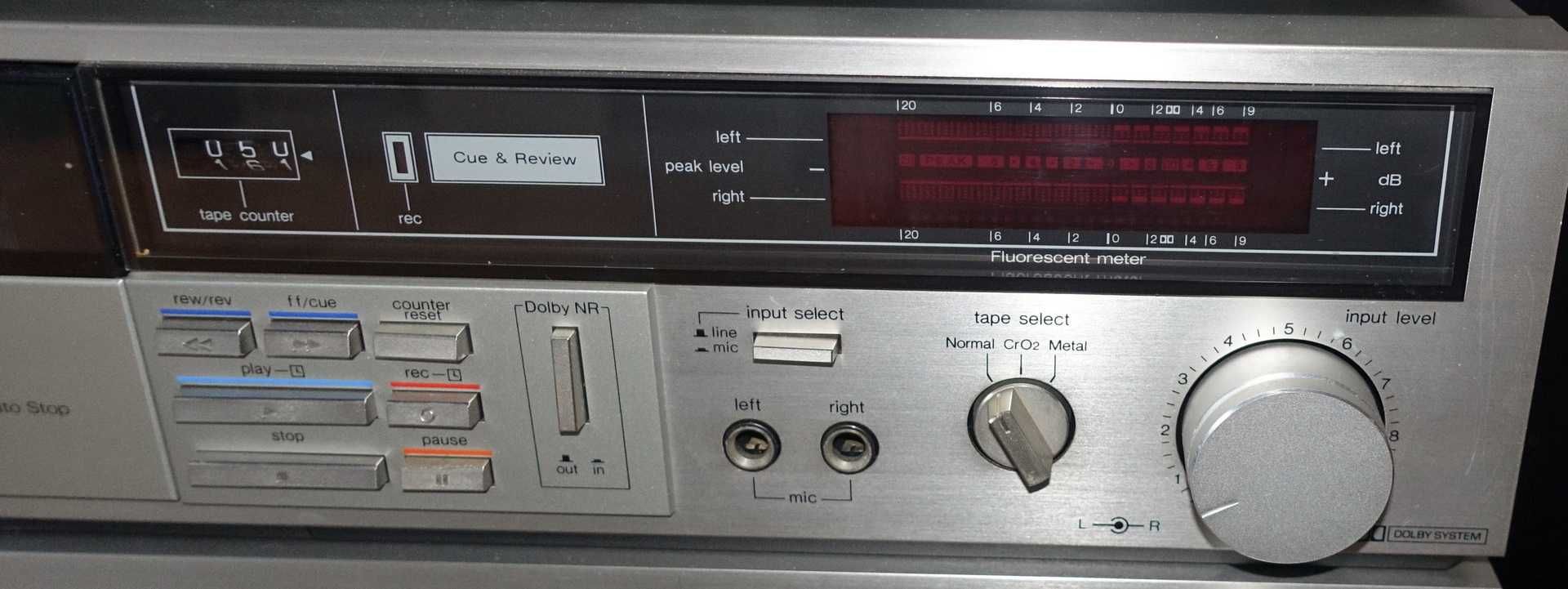 Magnetofon Technics M216  sprawny
