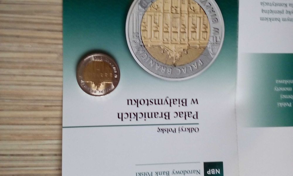 5zł kolekcjonerskie-Pałac Branickich w Białymstoku  Nowość 18.11. 2020