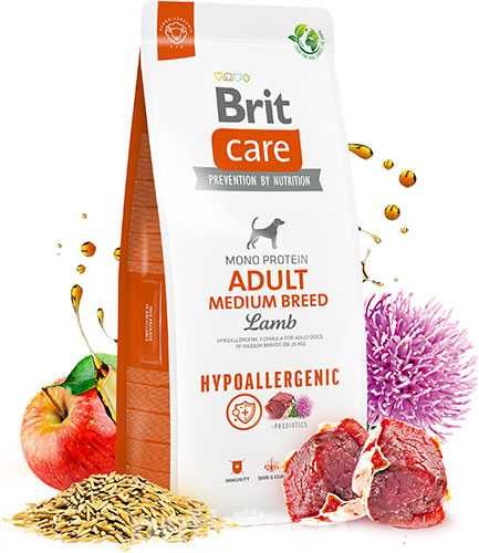 Сухий корм для собак Brit Care Dog Hypoallergenic ягня 12кг