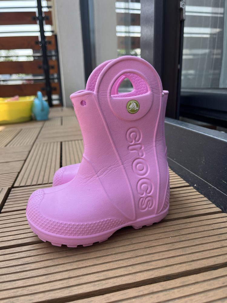 Kalosze Crocs Handle Rain Boot Kids c6/ 22-23