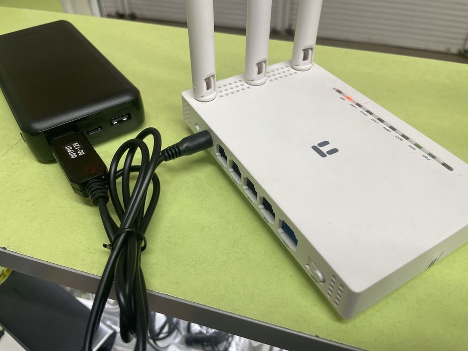 Кабель для роутера від павербанка DC USB 5v 9v 12v інтернет без світла