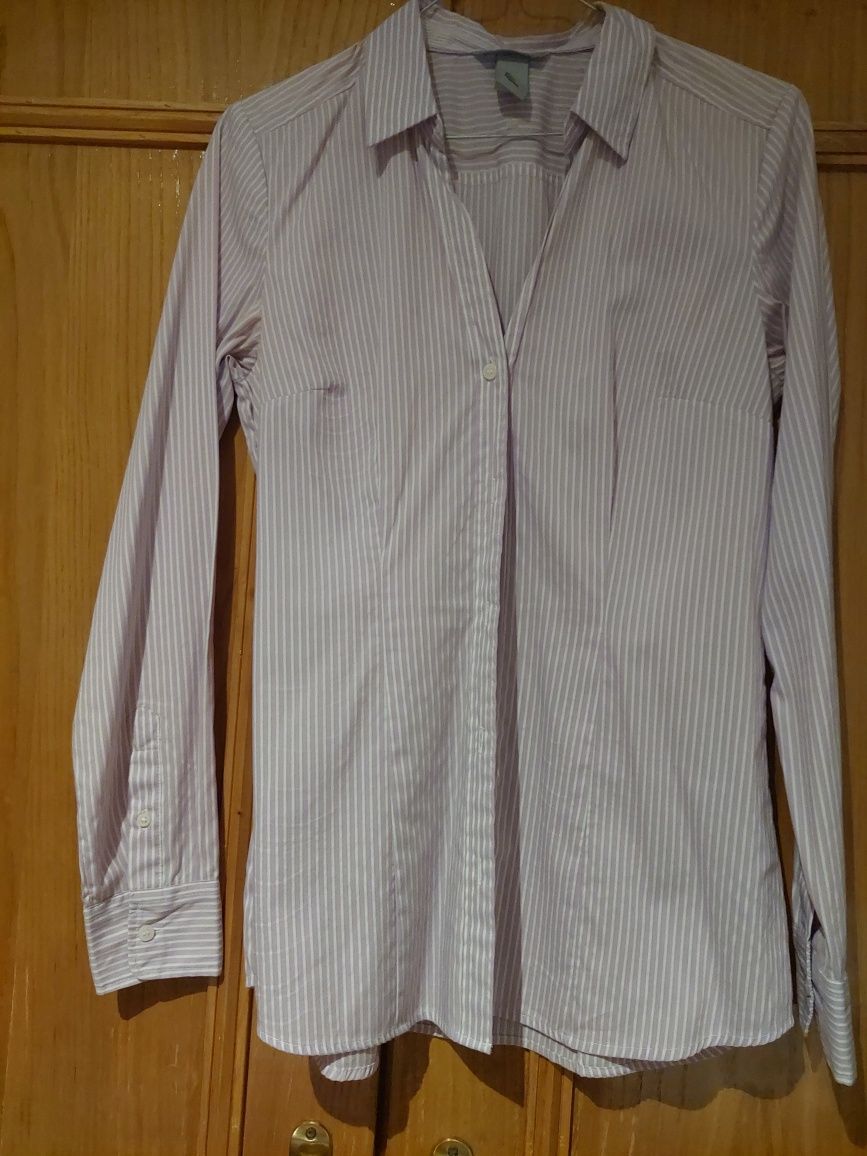 Camisa às riscas h&m