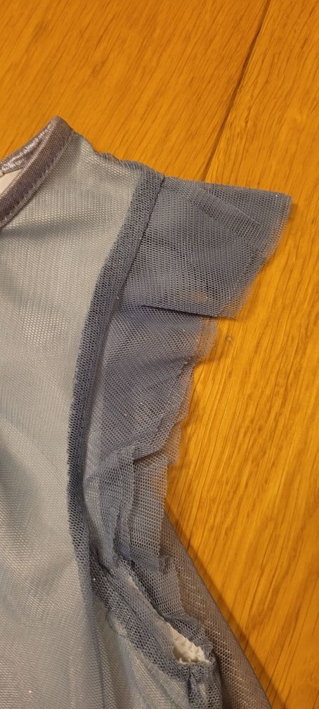 Sukieneczka tiul atłas saenki H&M 134cm stan ideal elegancka 2warsty