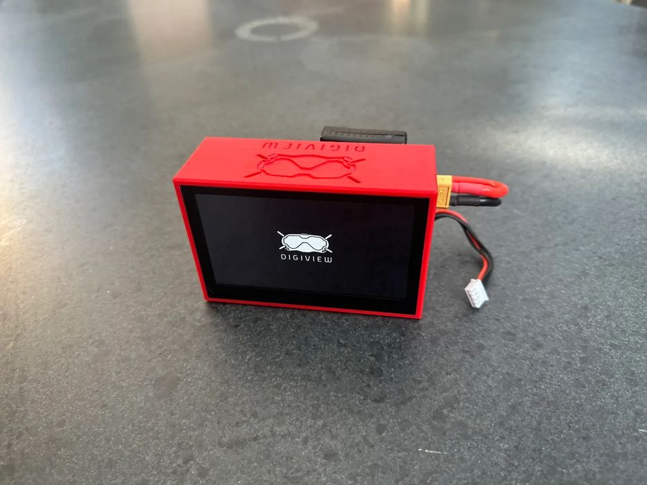 Caixa DJI DigiView (Raspberry Pi + Ecrã 4.3")