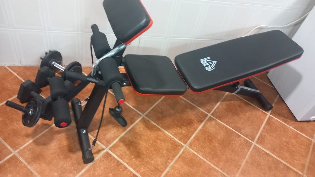 Mesa de exercícios físicos
