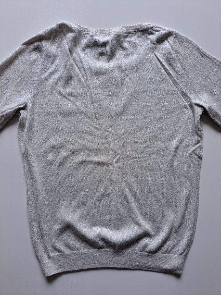 Sweterek damski ze srebrną nitką H&M rozm. M