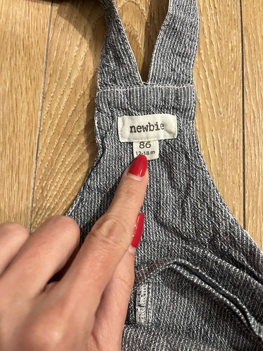 Spodnie ogrodniczki Newbie 86