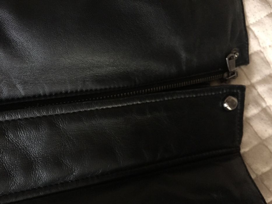 Тёплая кожаная куртка