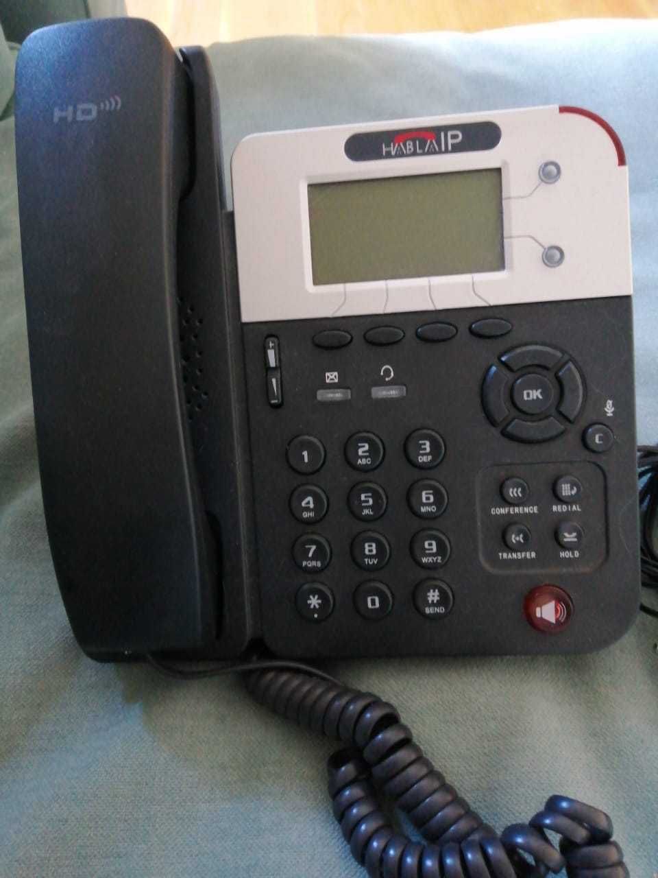 Telefone IP Voip SIP LCD com 2 linhas SOM IMPECÁVEL!