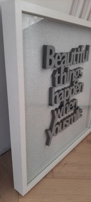 Obraz z błyszczącymi drobinkami