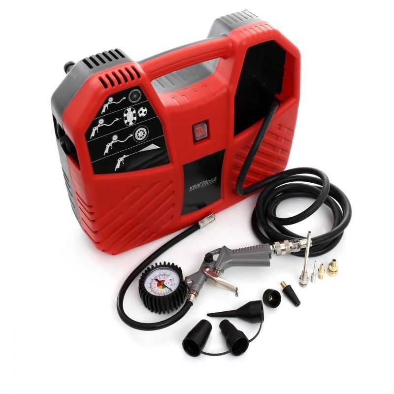 Kompresor bezolejowy 1100W, max 8bar, 180L / min