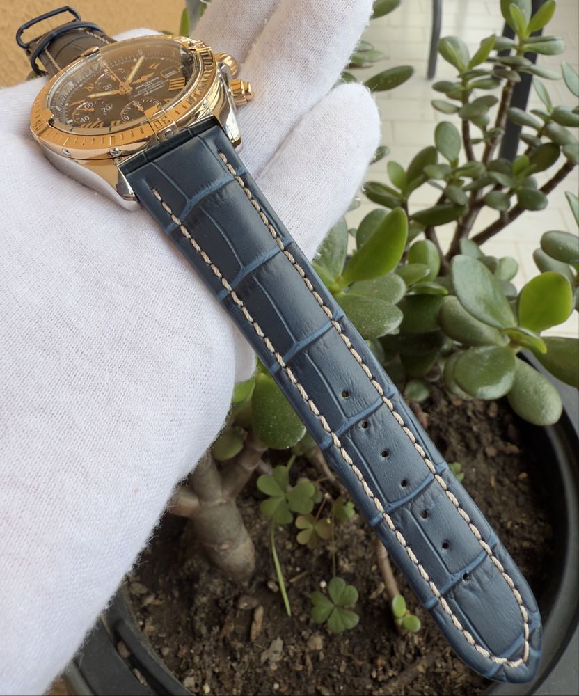 Breitling Chronomat Aço/Ouro C13356
