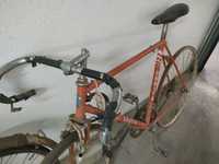 Bicicleta pasteleira e de estrada