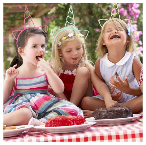 Bandoletes Orelhas Gato/Arcos Plástico Coloridos Menina