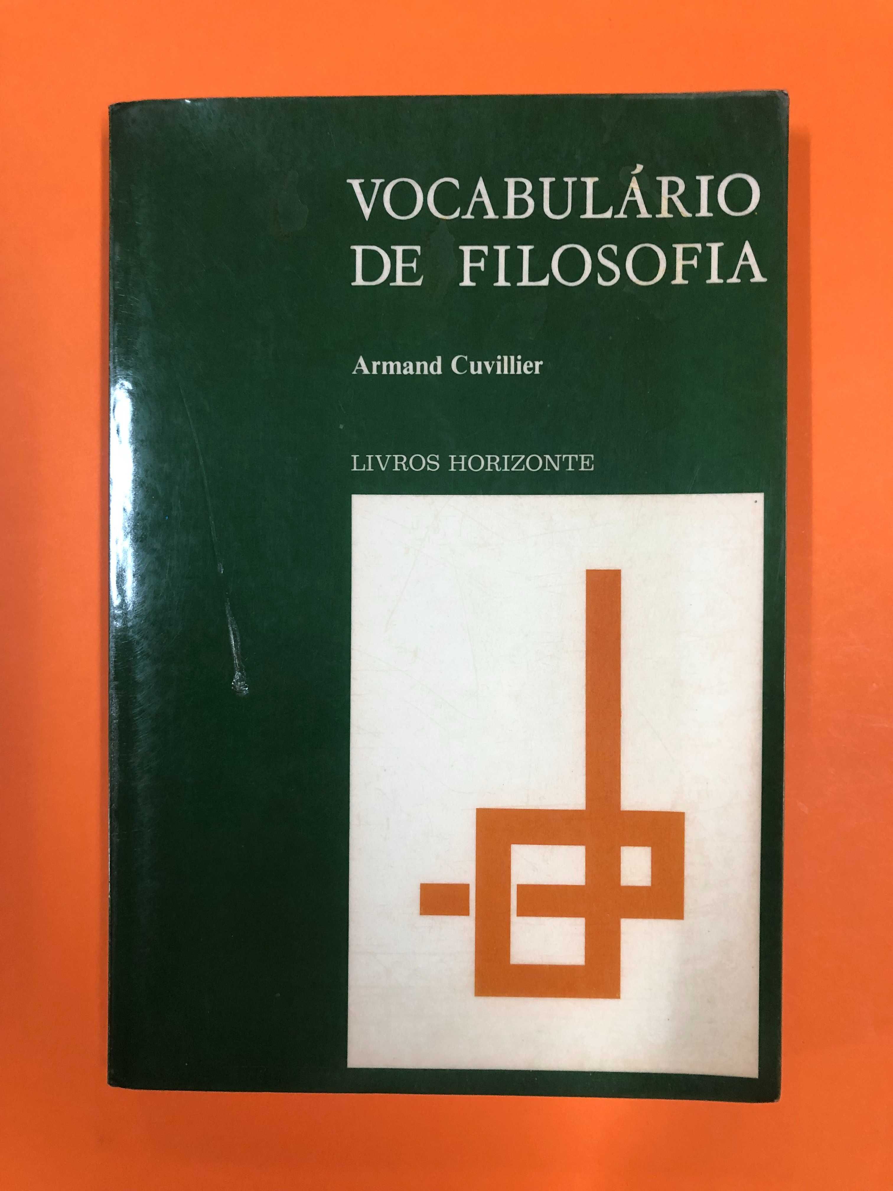 Vocabulário de Filosofia - Armand Cuvillier