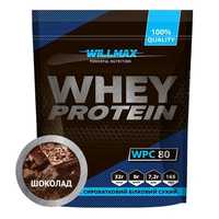Протеин сывороточный Whey Protein 80% Willmax 920 г со вкусом шоколад