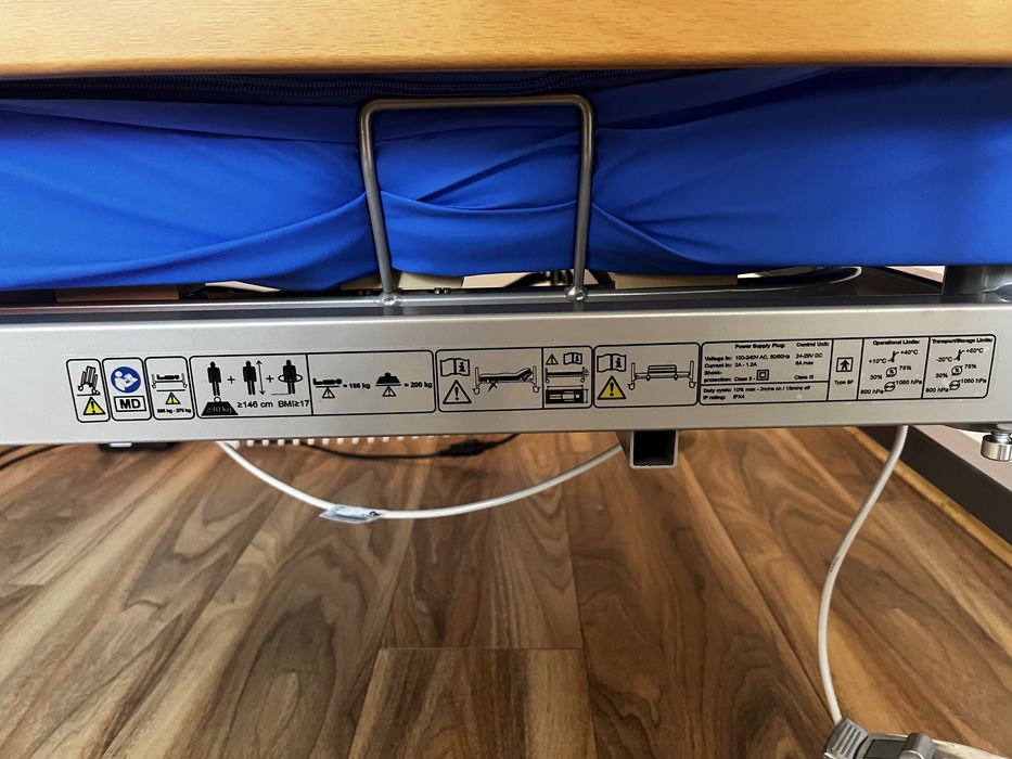 Łóżko rehabilitacyjne sterowane elektrycznie - DREAM-TIM