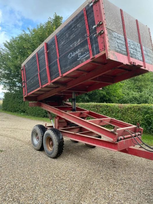 Przyczepa tandem 8 ton wysokiego wywrotu